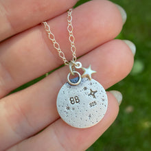 Load image into Gallery viewer, Campitos Turquoise Moon &amp; Star Necklace / 17”