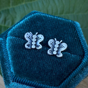 Butterfly Stud Earrings {A}