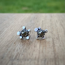 Load image into Gallery viewer, Pyrite Granule Studs