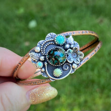 Load image into Gallery viewer, Mineral Park, Mexican, Sleeping Beauty, &amp; New Lander Garden Cuff