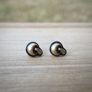 Mushroom Stud Earrings
