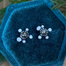 Load image into Gallery viewer, Pyrite Granule Studs