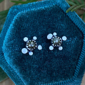 Pyrite Granule Studs