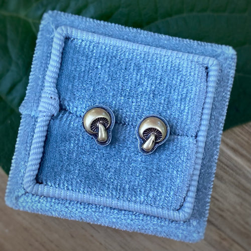 Mushroom Stud Earrings
