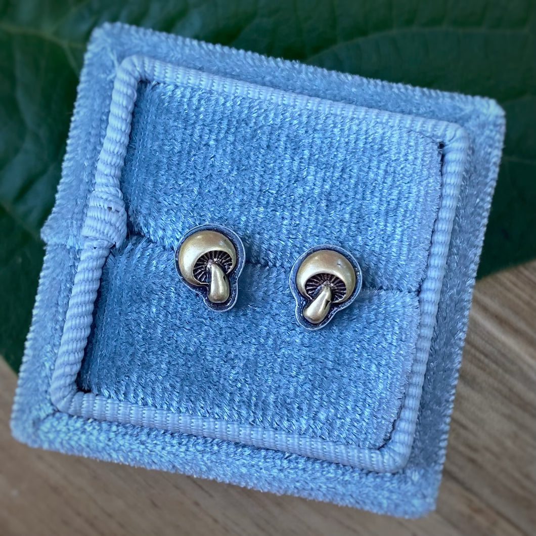 Mushroom Stud Earrings