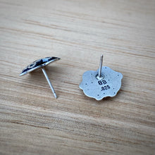 Load image into Gallery viewer, Peace Frog Stud Earrings