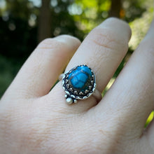 Load image into Gallery viewer, Mineral Park Turquoise Mini Statement Ring / Size 7.75