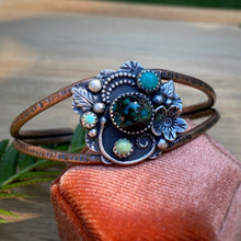 Load image into Gallery viewer, Mineral Park, Mexican, Sleeping Beauty, &amp; New Lander Garden Cuff