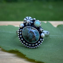 Load image into Gallery viewer, Mineral Park Turquoise &amp; New Lander Ring / Size 10.5 - 10.75