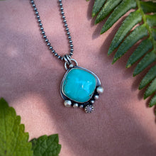 Load image into Gallery viewer, Tibetan Turquoise &amp; Pink Opal Necklace / 18”