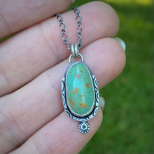 Load image into Gallery viewer, Turquoise Mountain Oval Necklace / 20”