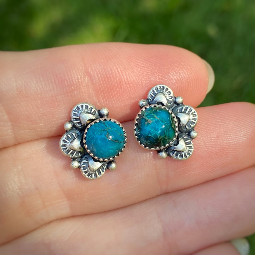 Mineral Park Turquoise Statement Studs