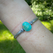Load image into Gallery viewer, Turquoise Mountain Love &amp; Luck Cuff