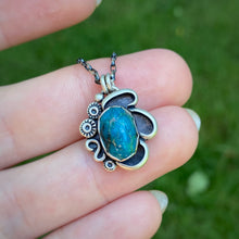 Load image into Gallery viewer, Mineral Park Turquoise Asymmetrical Necklace / 18”