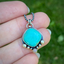 Load image into Gallery viewer, Tibetan Turquoise &amp; Pink Opal Necklace / 18”