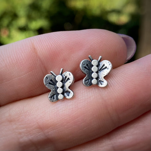 Butterfly Stud Earrings {A}