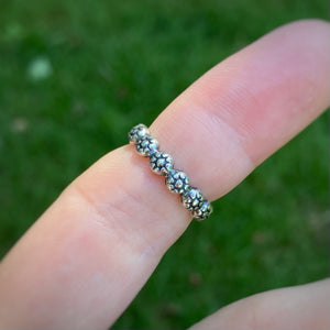 Mineral Park Turquoise Sputnik Ring / Size 5.25