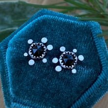 Load image into Gallery viewer, Black Spinel Granule Studs