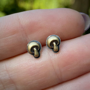 Mushroom Stud Earrings