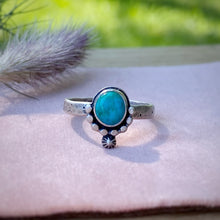 Load image into Gallery viewer, Natural Turquoise Stacker Ring / Size 7