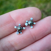 Load image into Gallery viewer, Pyrite Granule Studs