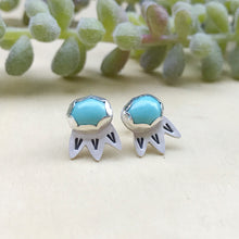 Load image into Gallery viewer, Turquoise Bloom Studs / Made to Order
