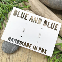 Load image into Gallery viewer, Bubble Bar Studs / Sterling Silver / Made to Order