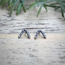 Load image into Gallery viewer, Chevron Studs / Made to Order
