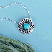 Load image into Gallery viewer, Eyeball Necklace - Turquoise / 16” / Made to Order