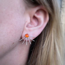 Load image into Gallery viewer, Fan Ear Jackets - Carnelian / Made to Order