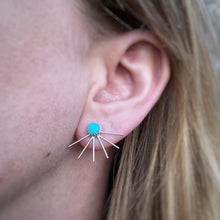 Load image into Gallery viewer, Fan Ear Jackets - Turquoise / Made to Order