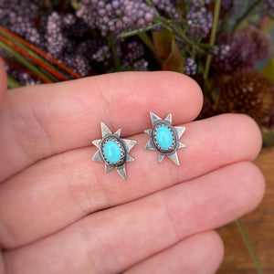 Turquoise Polaris Studs / Made to Order