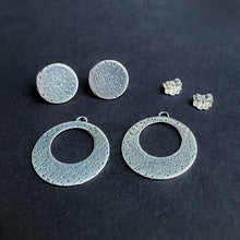 Load image into Gallery viewer, Disc Ear Jacket Set - Silver / Made to Order