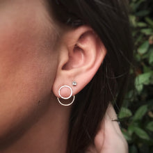 Load image into Gallery viewer, Hammered Circle Ear Jackets / Made to Order