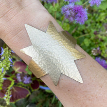 Load image into Gallery viewer, Brass Stardust Cuff Bracelet