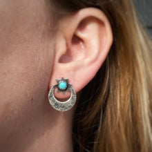 Load image into Gallery viewer, Star &amp; Moon Ear Jacket Set - Turquoise / Made to Order