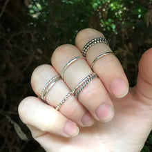 Load image into Gallery viewer, Sterling Silver Stacking Ring / Made to Order