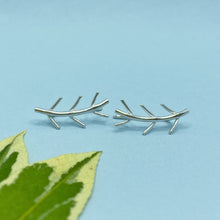 Load image into Gallery viewer, Olive Branch Ear Climbers / Made to Order