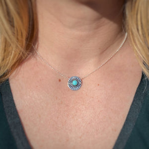 Eyeball Necklace - Turquoise / 16” / Made to Order