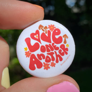 “Love One Another” (Red) 1.25” Pin-back Button