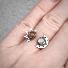 Load image into Gallery viewer, Sun &amp; Moon Ring / Made to Order