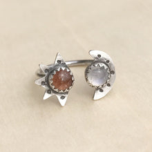 Load image into Gallery viewer, Sun &amp; Moon Ring / Made to Order