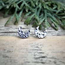 Load image into Gallery viewer, Crescent Moon Studs / Made to Order