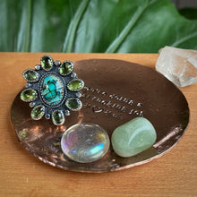Load image into Gallery viewer, “In a Gentle Way” Stamped Copper Trinket Dish