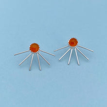 Load image into Gallery viewer, Fan Ear Jackets - Carnelian / Made to Order