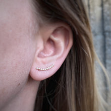 Load image into Gallery viewer, Bubble Ear Climbers / Gold Filled / Made to Order