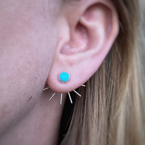 Fan Ear Jackets - Turquoise / Made to Order