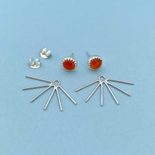 Load image into Gallery viewer, Fan Ear Jackets - Carnelian / Made to Order