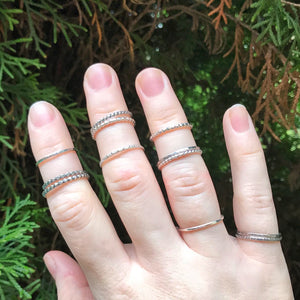 Sterling Silver Stacking Ring / Made to Order