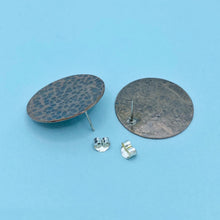 Load image into Gallery viewer, Oversized Hammered Copper Studs / Made to Order